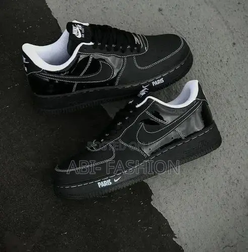 Nike Air Force 1 Low City Pack Paris Patent Sneakers — New Arrival