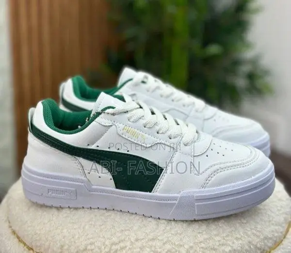 Puma CA Pro White Green Shoes | New Arrival
