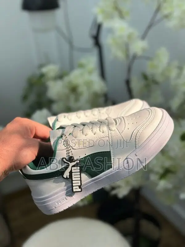 Puma CA Pro White Green Shoes | New Arrival