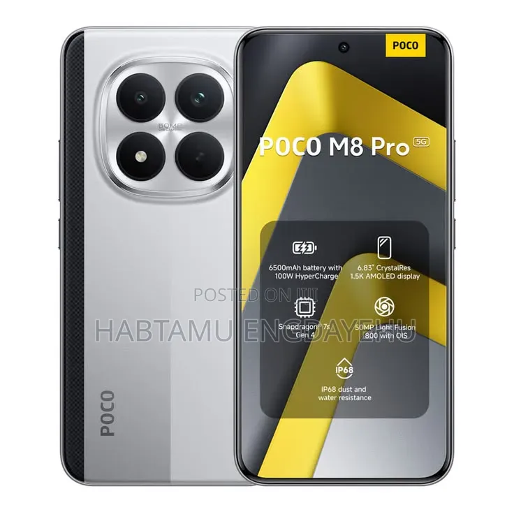 New Xiaomi Poco M8 256 GB Gray
