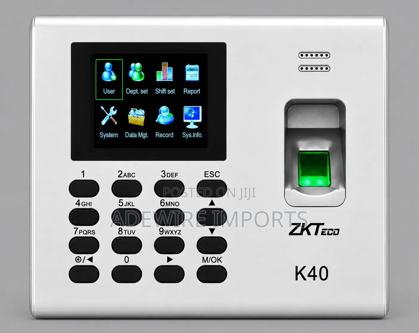 Zkteco K40 Biometric Fingerprint Time Attendance Terminal With Vat