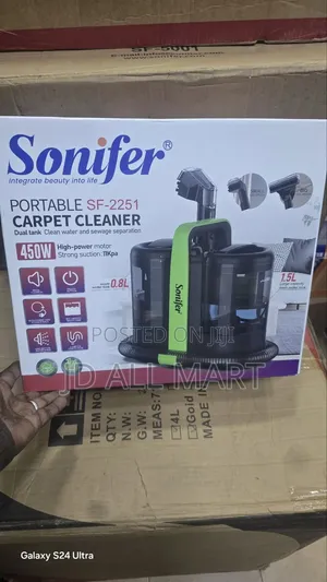 Sonifer Portable Carpet Cleaner.