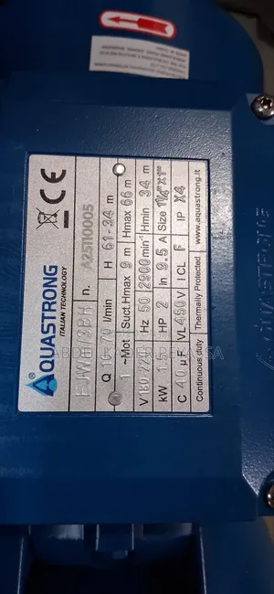 Aquastrong Water Pump Italy Technology High Quality