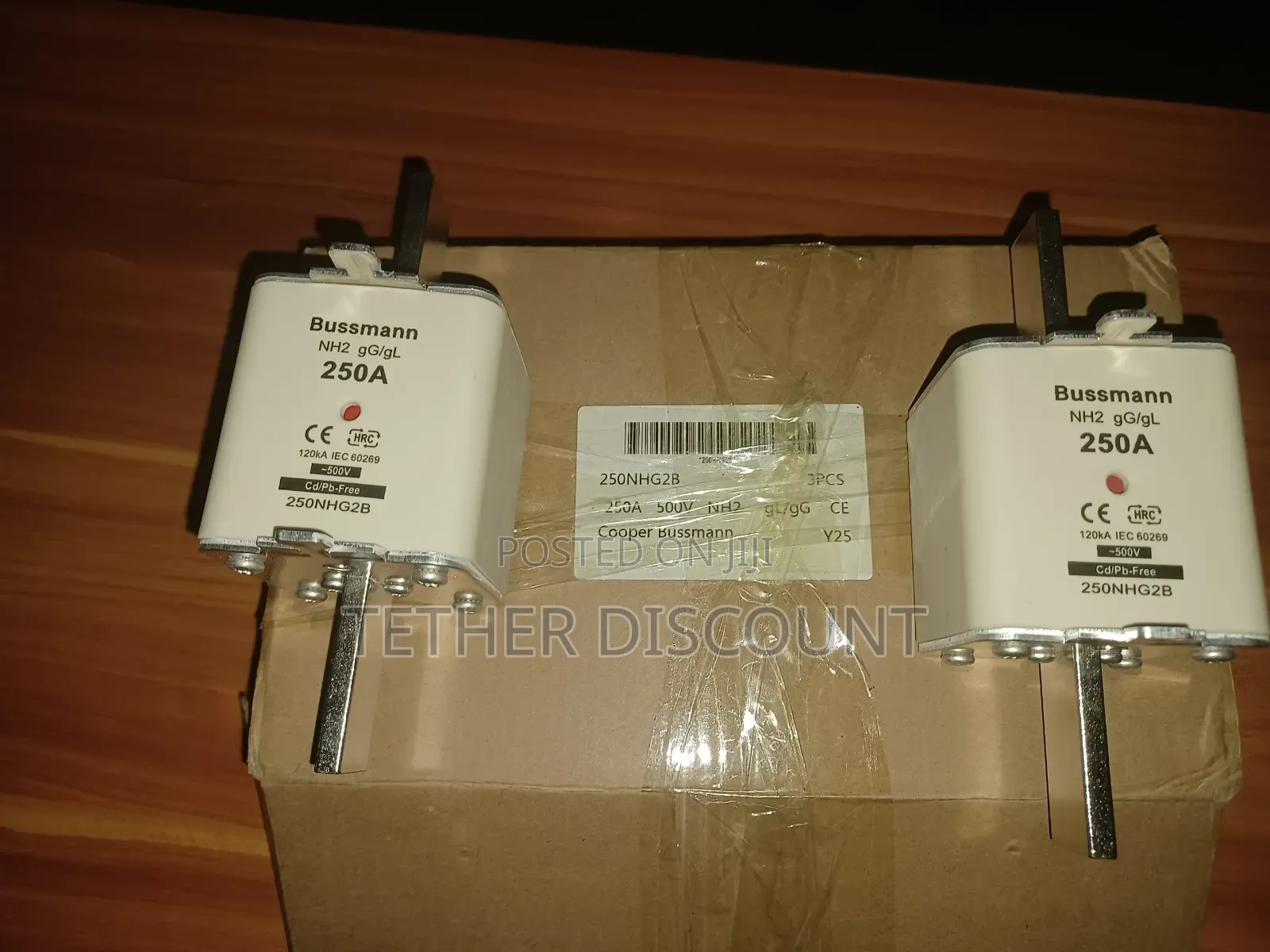 Original Eaton Bussmann NH2gGgL250A Low VoltageNH Fuses(Model250NHG2B