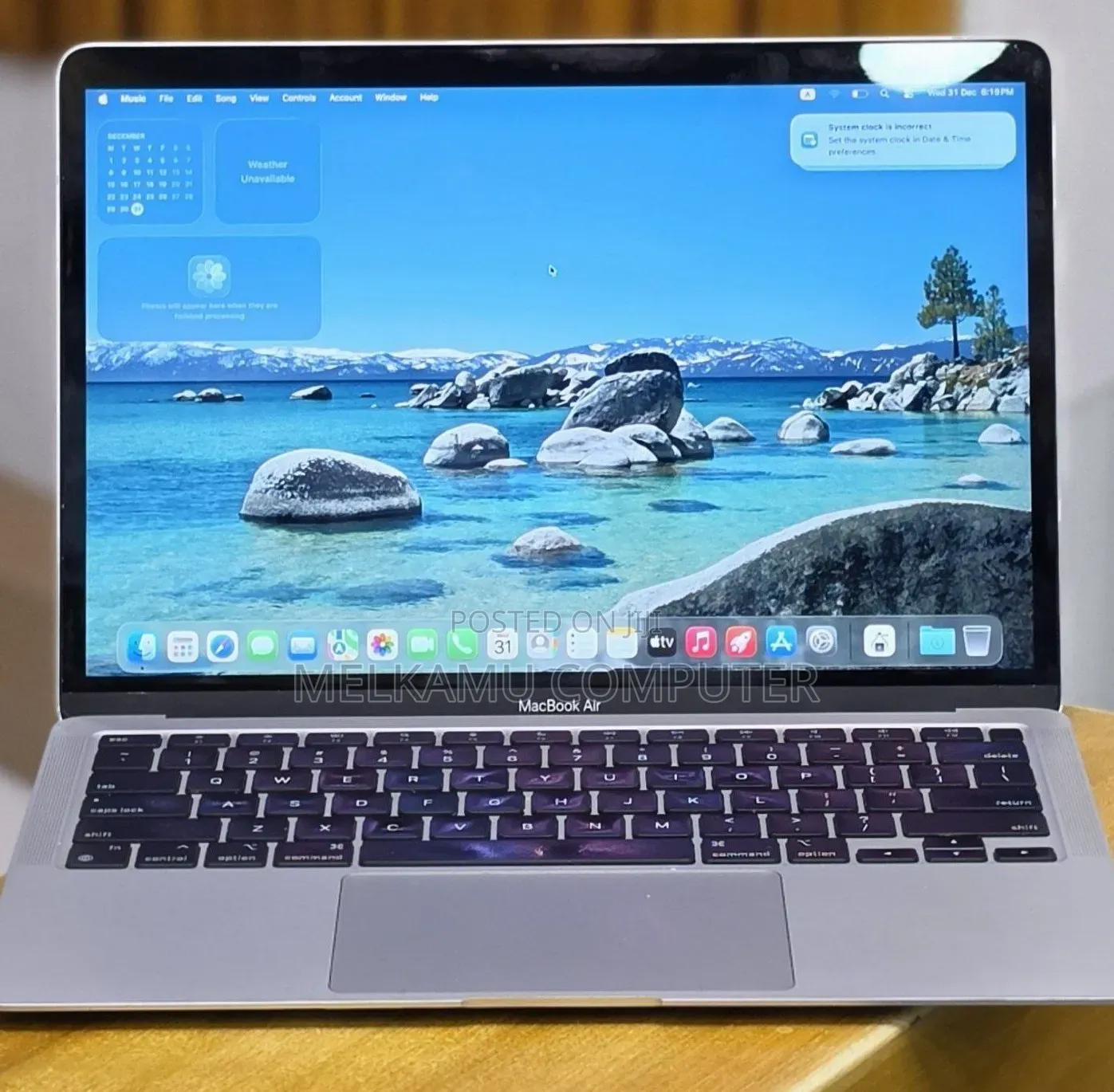 New Laptop Apple MacBook Air 2020 M1 8GB Apple M1 SSD 256GB