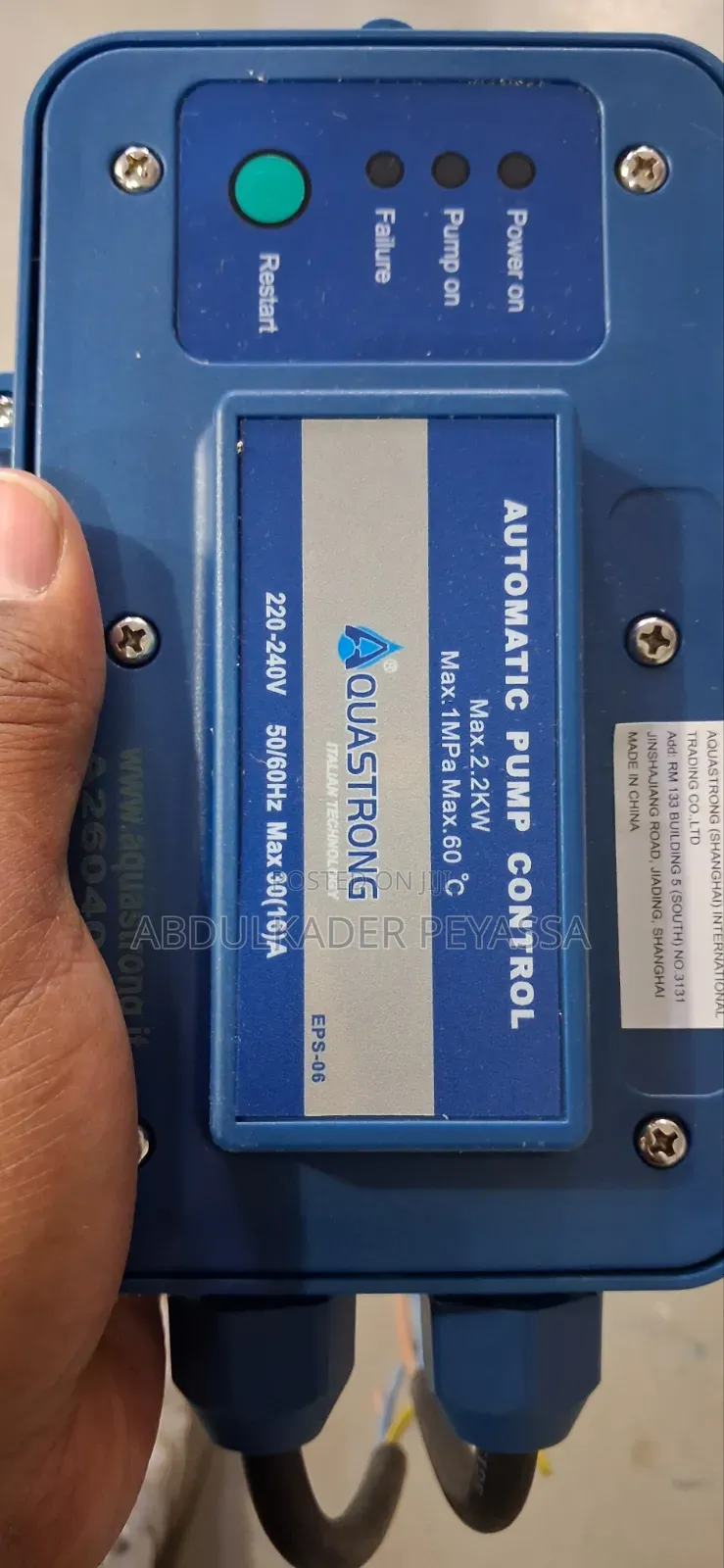 Automatic Pump Control 2.2kw 3hp