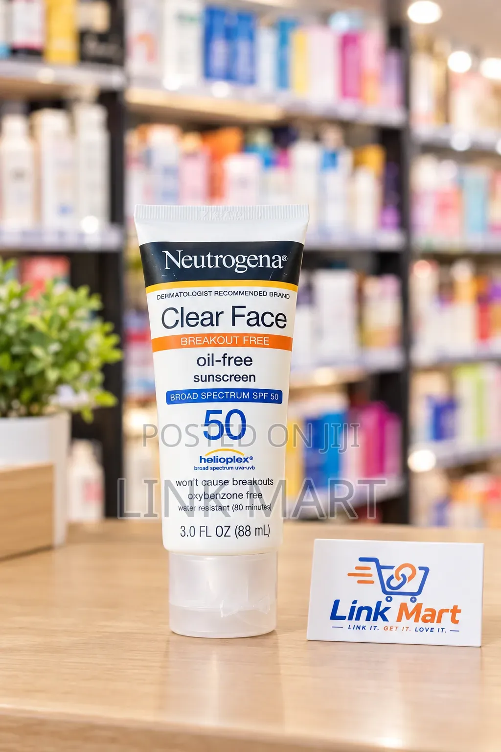 Neutrogena Clear Face Oil-Free Sunscreen SPF 50