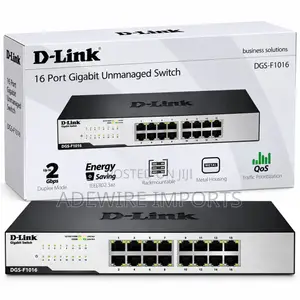 D-Link DGS-F1016 16-Port Giga Bit Unmanaged Network Switch