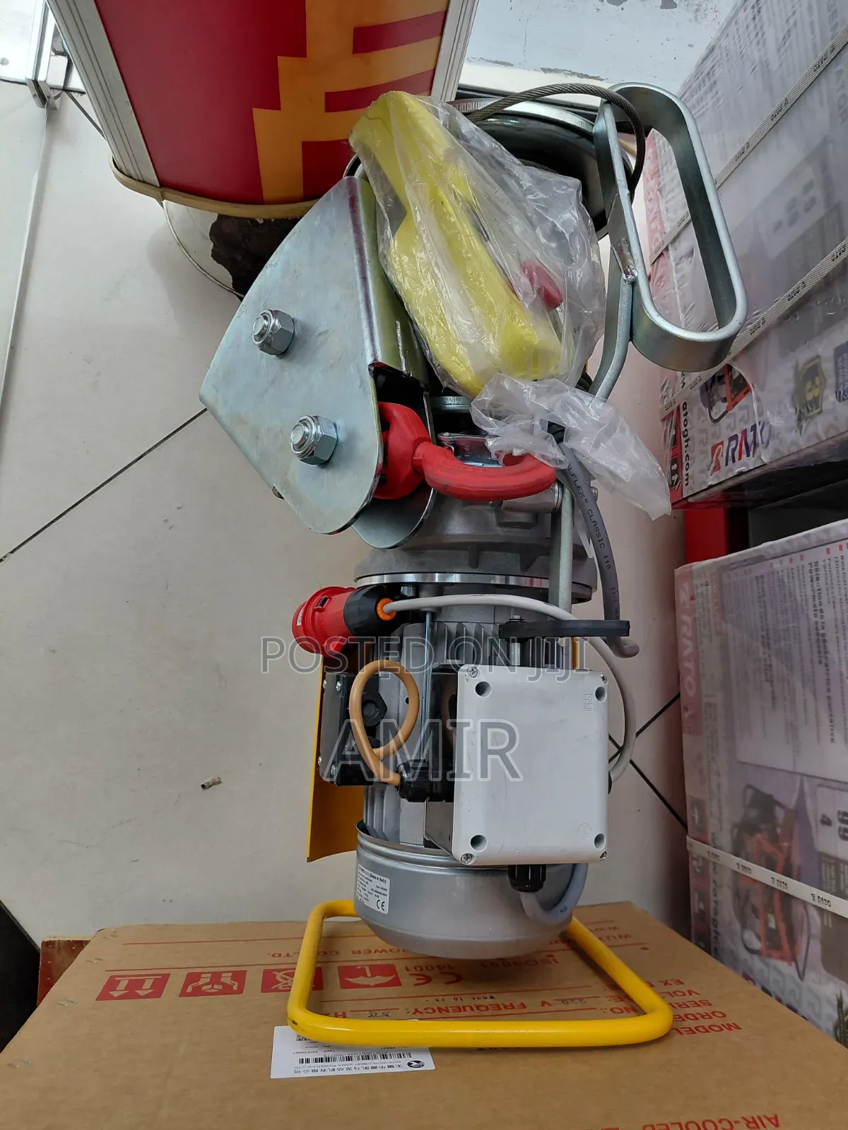 1Ton Electric Winch (3-Phase, 2.5 kW) Original Italian LINOSELLA