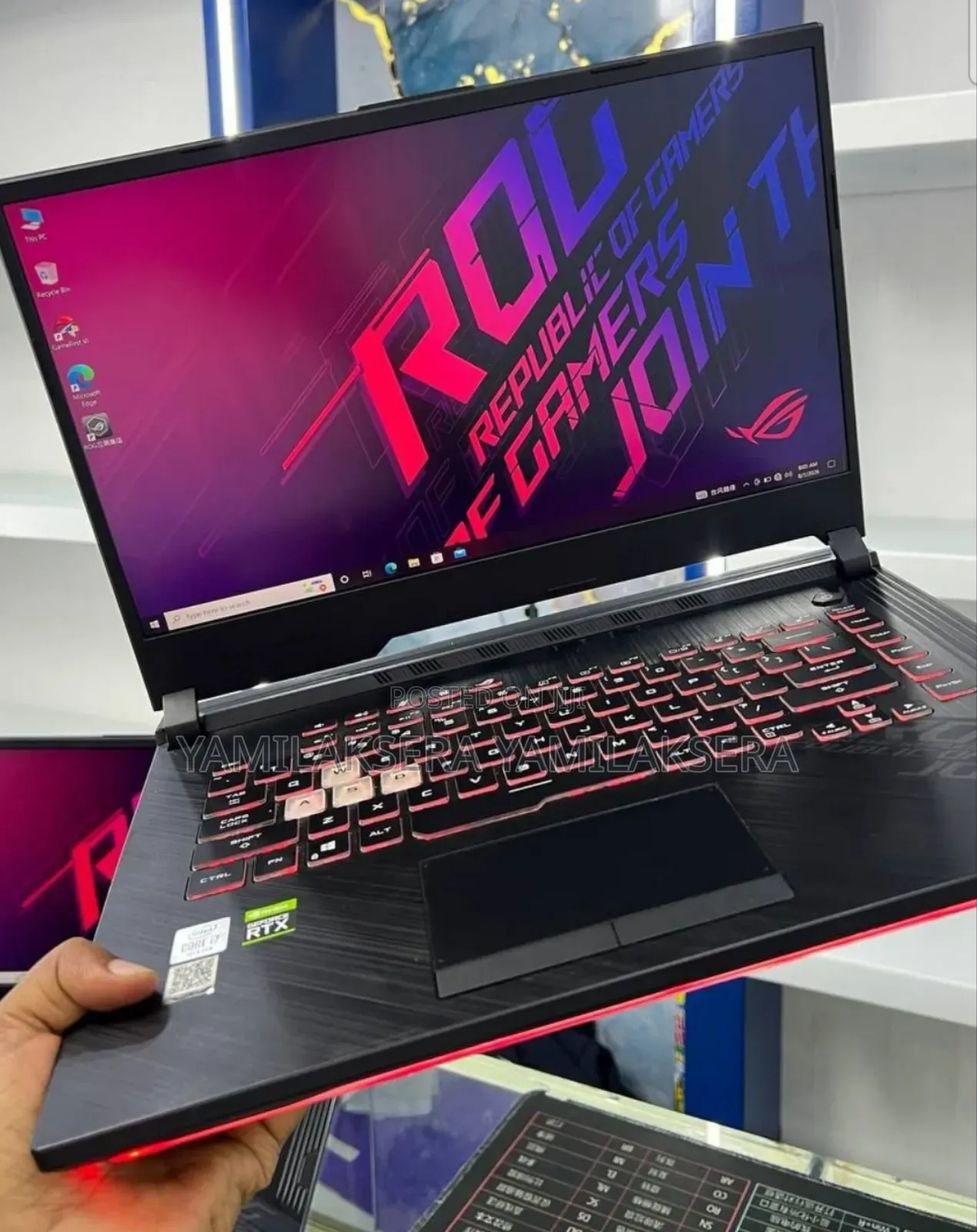 New Laptop HP Victus 16 8GB Intel Core i7 SSD 256GB