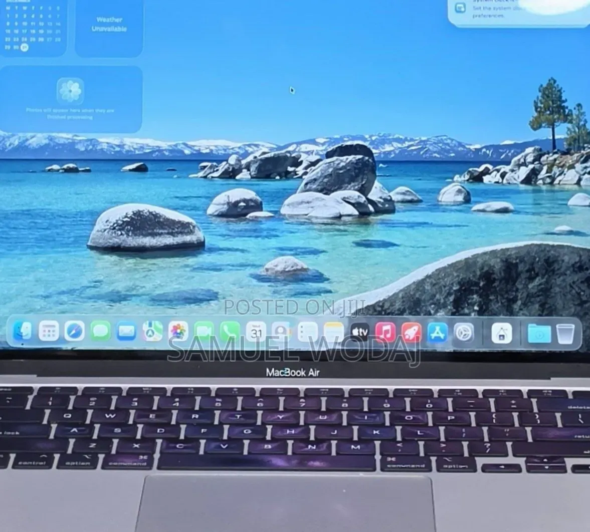New Laptop Apple MacBook Air 2020 M1 8GB Apple M1 SSD 256GB