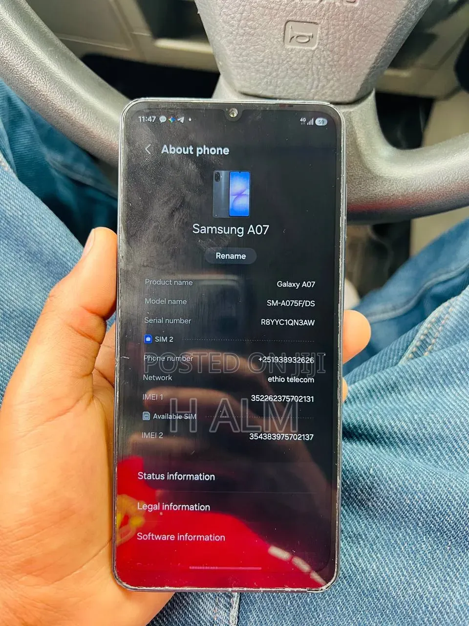 Samsung Galaxy A07 4G 128 GB Black