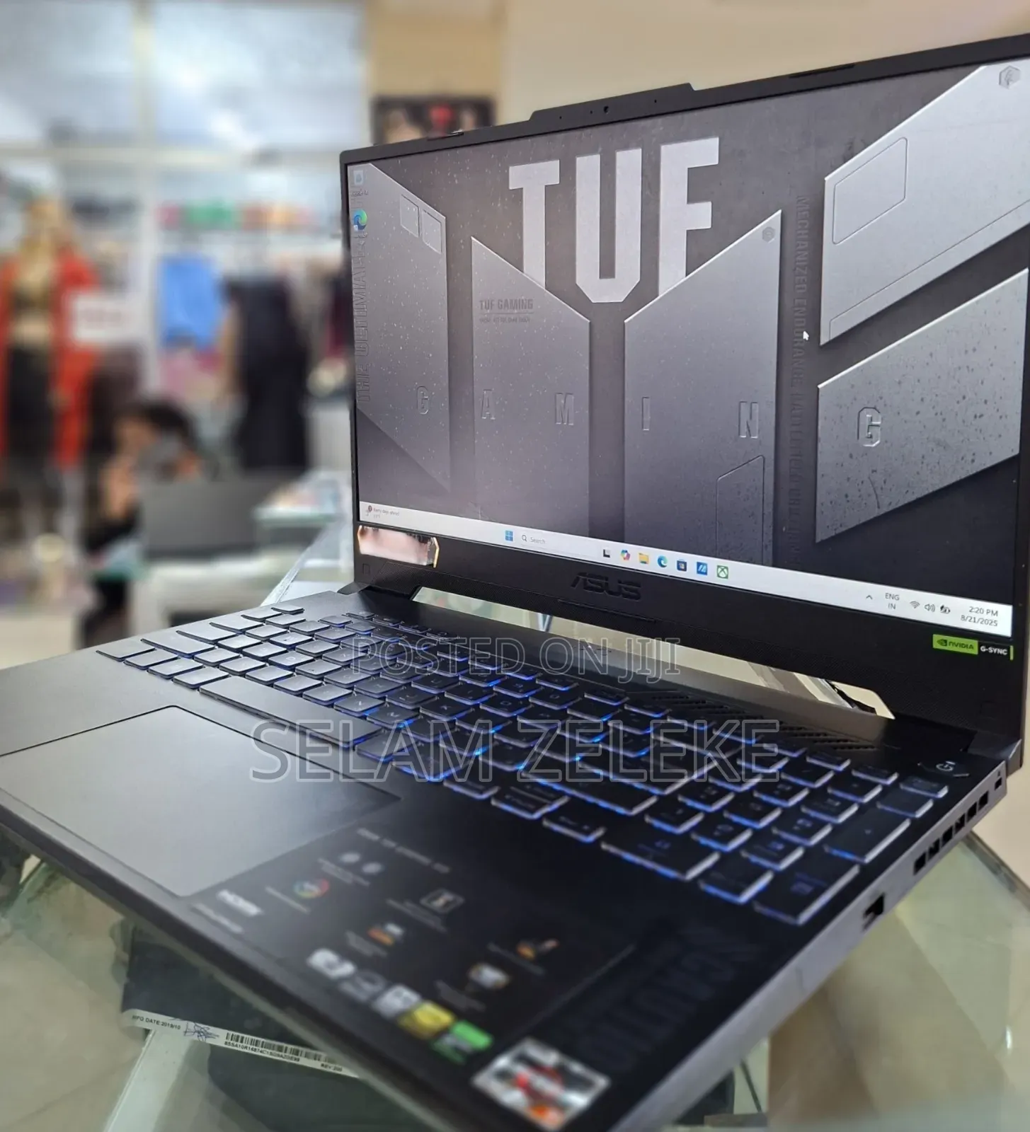 New Laptop Asus TUF Gaming A15 16GB AMD Ryzen 7 SSD 512GB