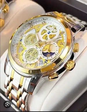 OLEVS Watch Men Stainless Steel Watches Luxury Diamond