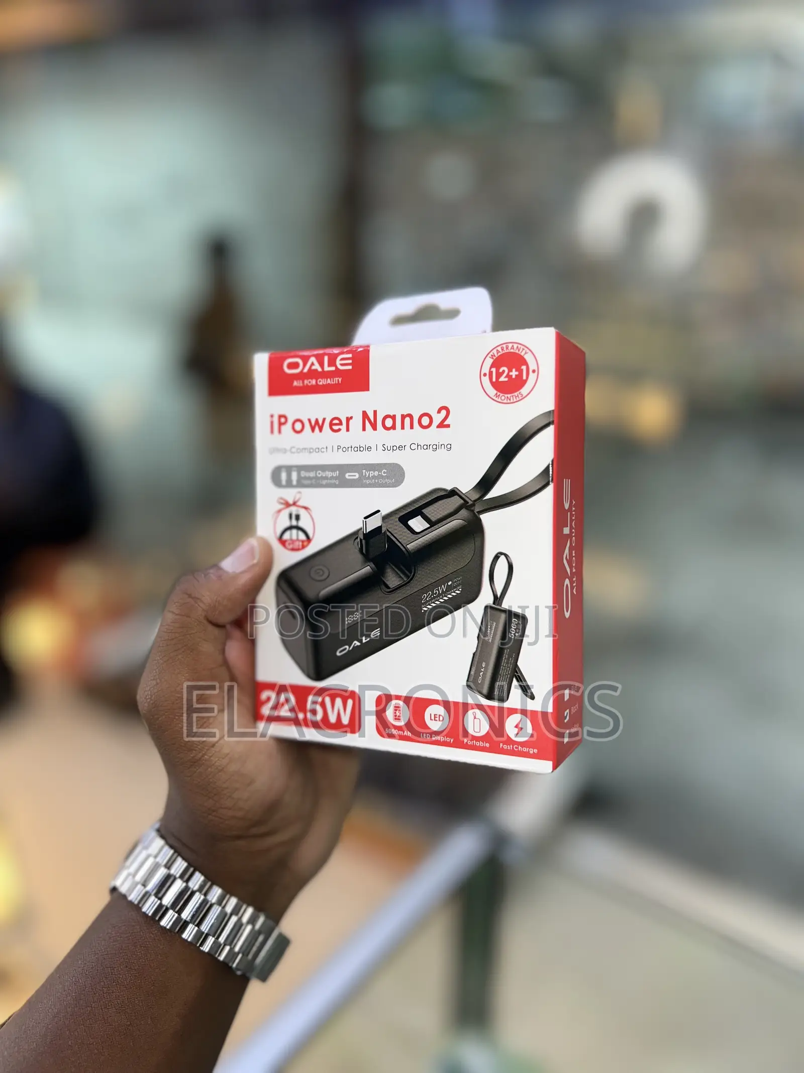OALE iPower Nano2 5000mAh Mini Power Bank 22.5W Fast Charge