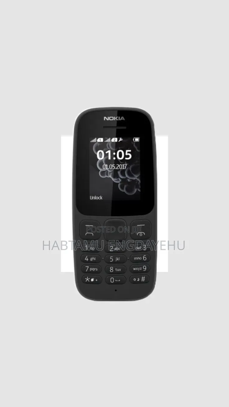 New Nokia 105 Black
