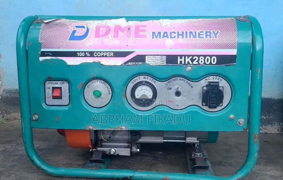 DME Machinery HK2800 Portable Generator