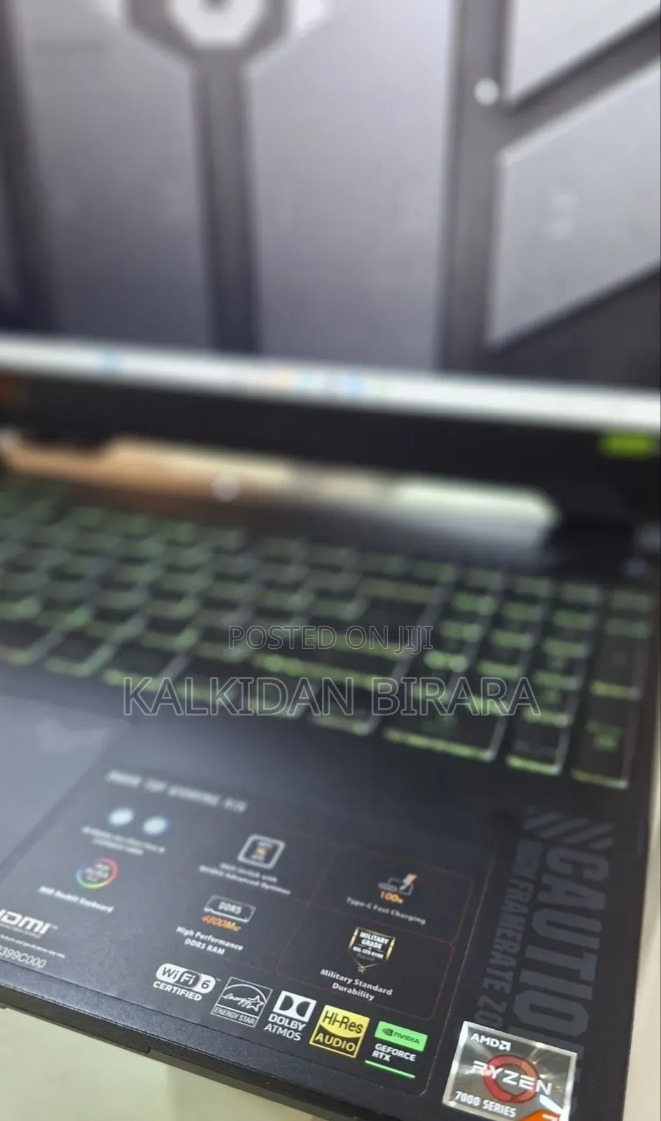 New Laptop Asus TUF Gaming A15 16GB AMD Ryzen 7 SSD 512GB