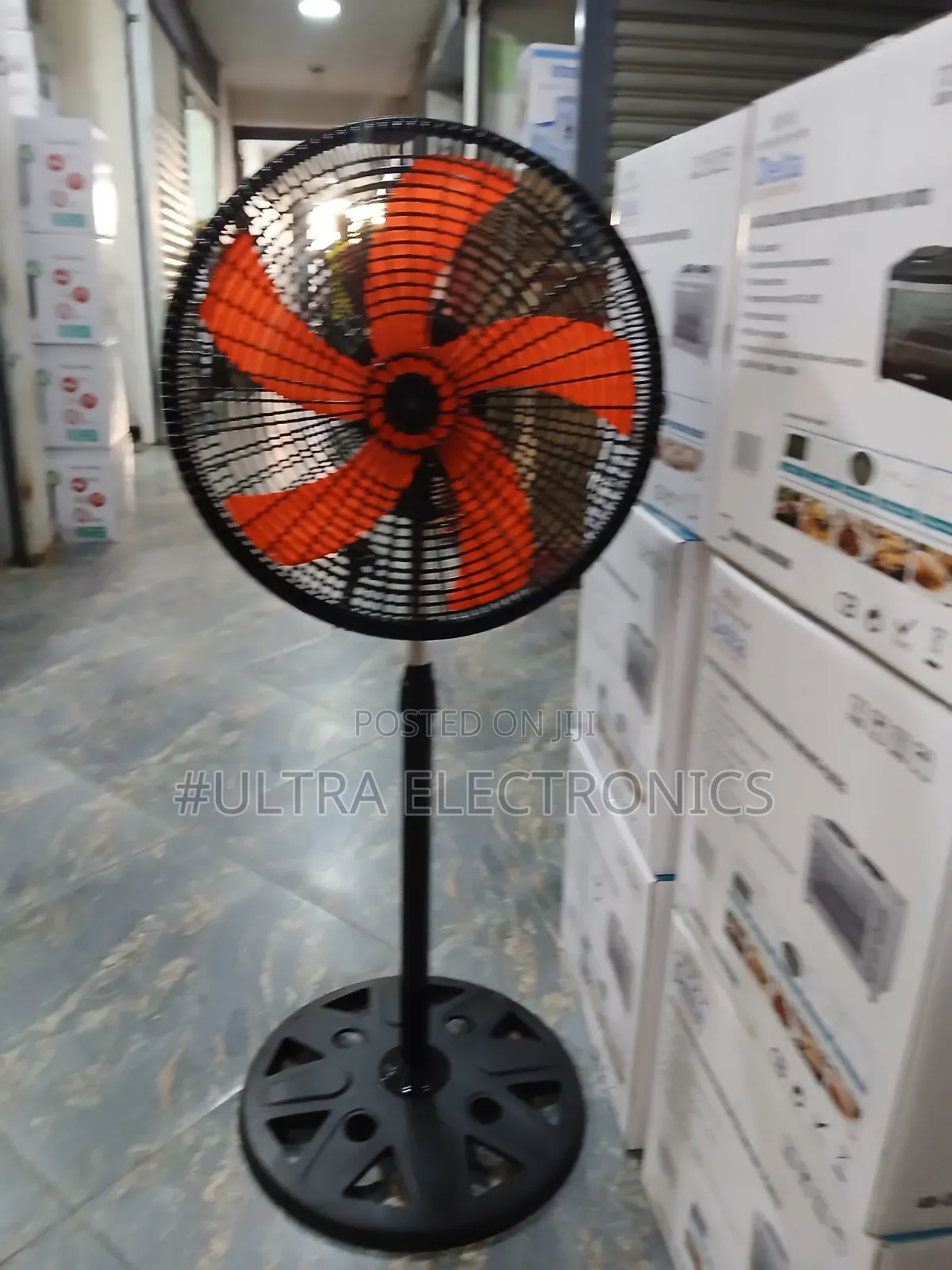 Industrial Standing Fan – Heavy Duty Powerful Airflow • Durable