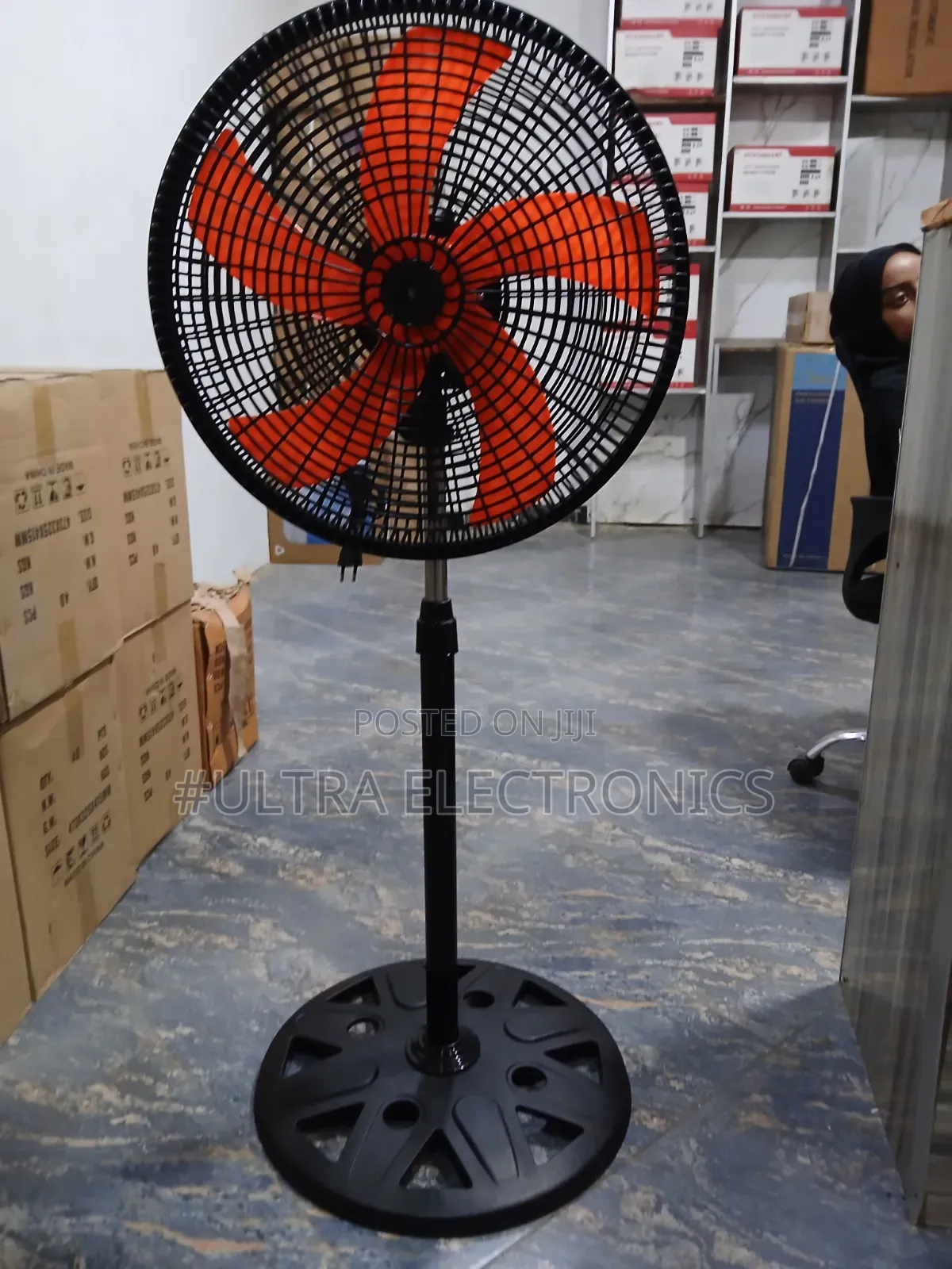 Powerful Industrial Standing Fan Strong Airflow