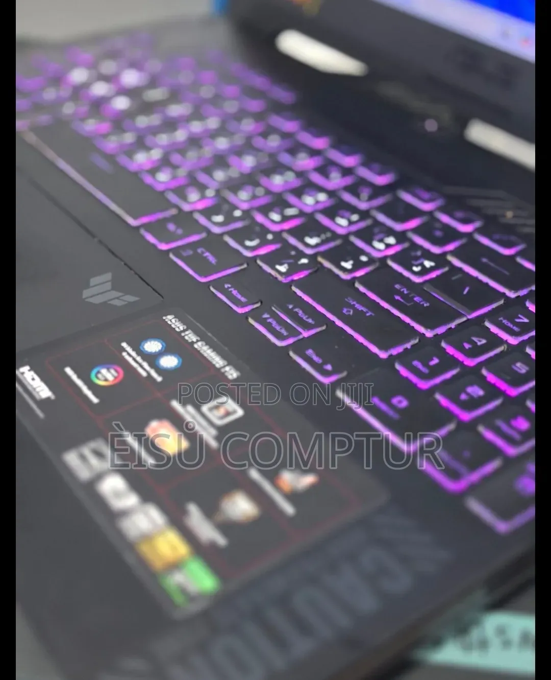 New Laptop Asus TUF Gaming A15 16GB Intel Core i7 SSD 512GB