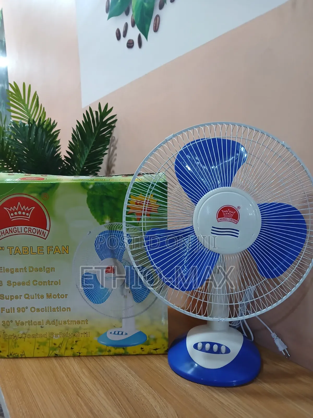 CHANG LI CROWN 16" DESK & TABLE FAN – Stay Cool, Stay Comfortable