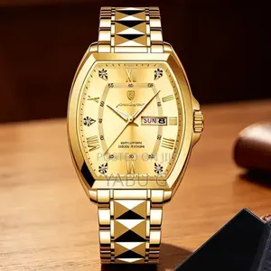 POEDAGAR New Fashion Men's Watches Stainless Steel Luxury