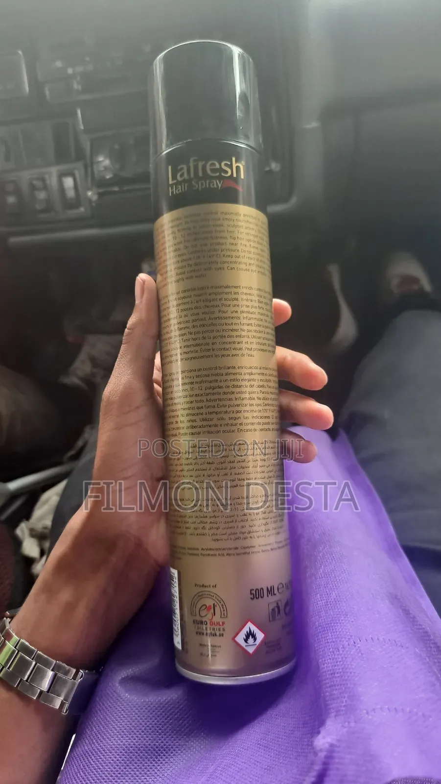 Lafresh Hair Spray Ultra Strong" Hold Rating