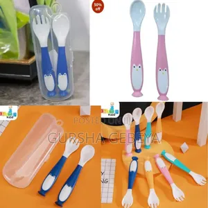 2 Pic Baby Spoon Training Feeding