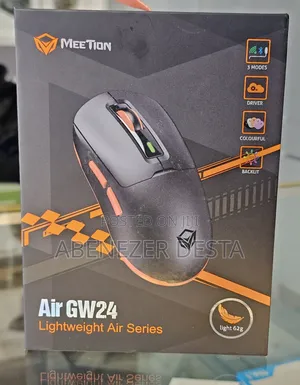 Meetion Air GW24 Lightweight Tri-Mode Wireless Gaming Mouse.