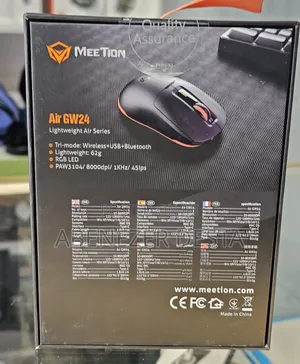 Meetion Air GW24 Lightweight Tri-Mode Wireless Gaming Mouse.