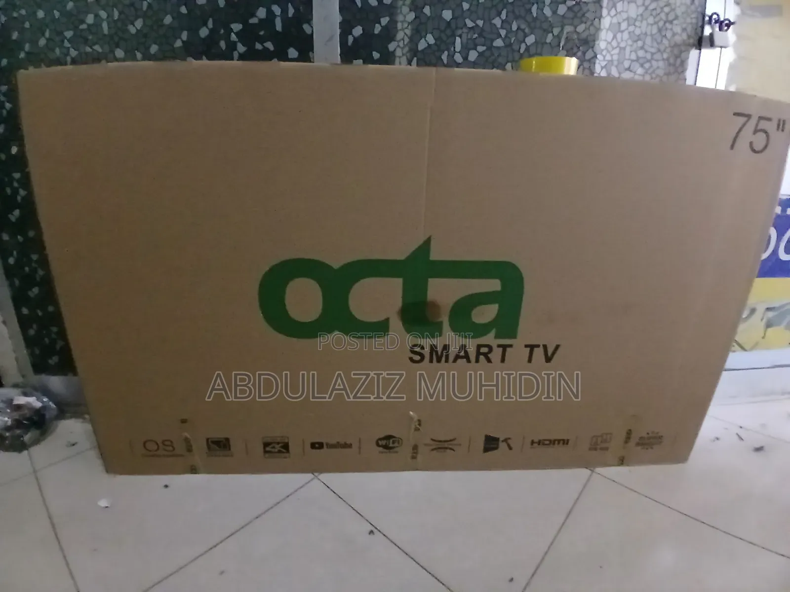 Octa 75 Inche Double Scrin Smart TV