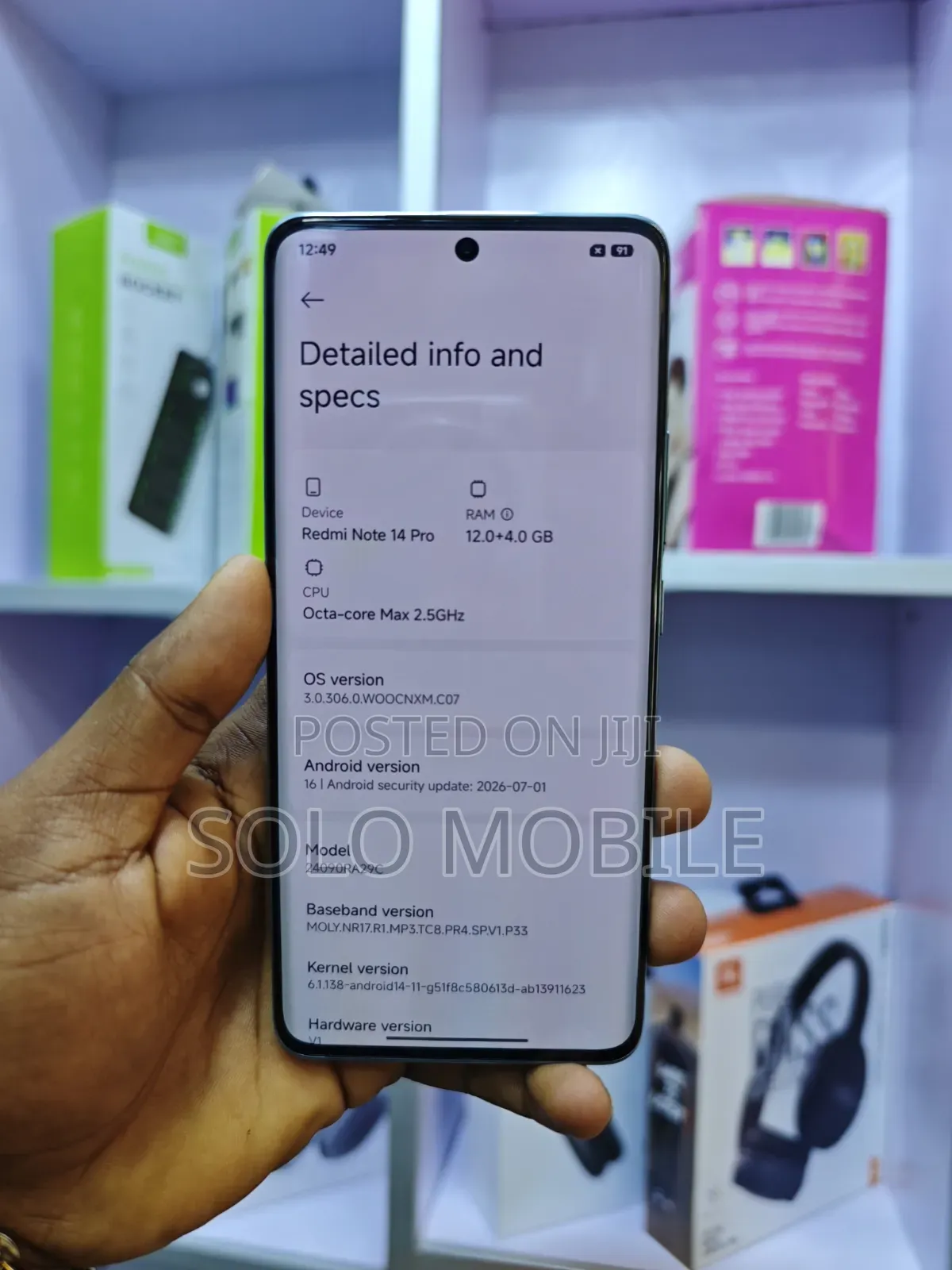 New Xiaomi Redmi Note 14 Pro 256 GB Red