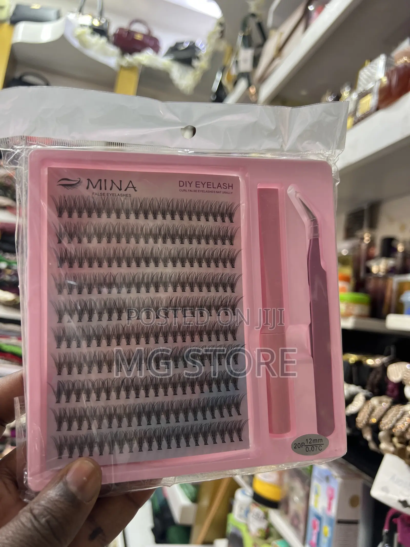 Original MINA DIY Eyelashes Kit With Tweezers & Applicator Tool