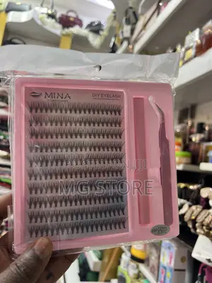 Original MINA DIY Eyelashes Kit With Tweezers & Applicator Tool