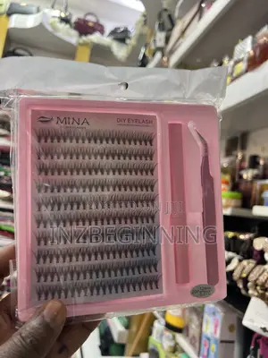 Original MINA DIY Eyelashes Kit With Tweezers & Applicator Tool