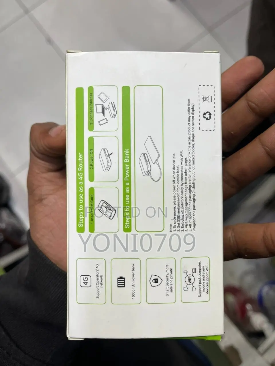 Ruggas Powerbank and Router