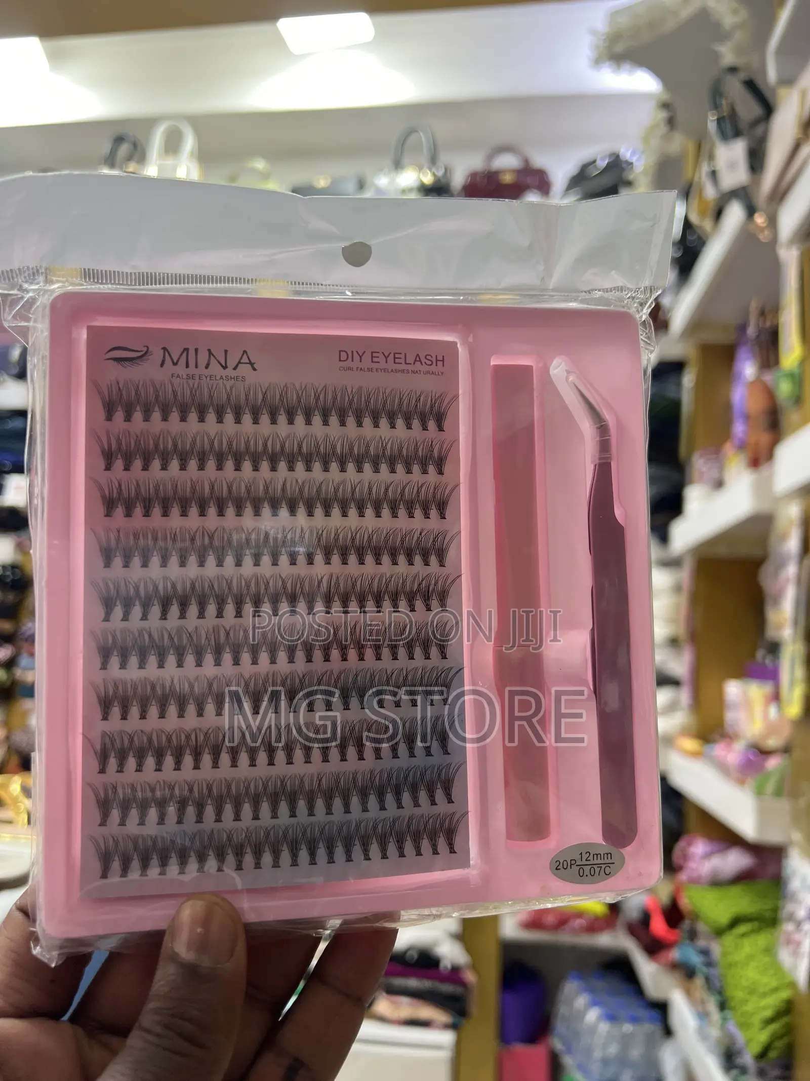 Original MINA DIY Eyelashes Kit With Tweezers & Applicator Tool