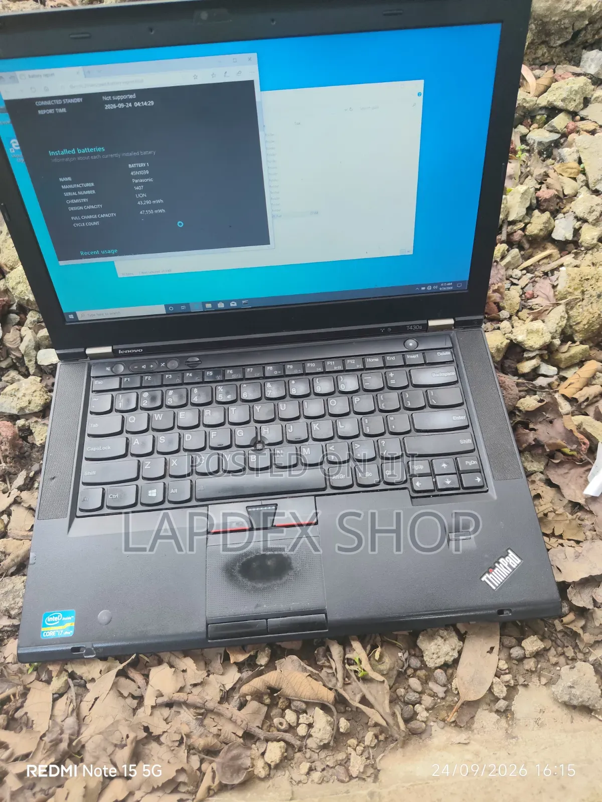 Laptop Lenovo ThinkPad T430 4GB Intel Core i5 HDD 320GB
