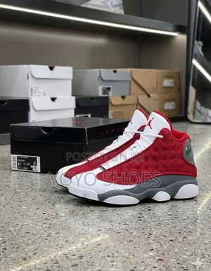 Nike Air Jordan 13 Retro "Red Flint "Unisex Fashion Boots Shoes