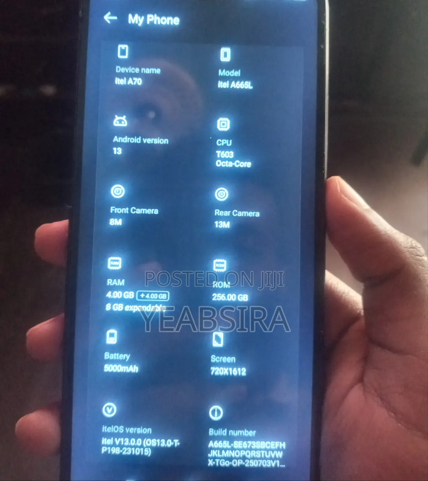 Itel A70 256 GB Black