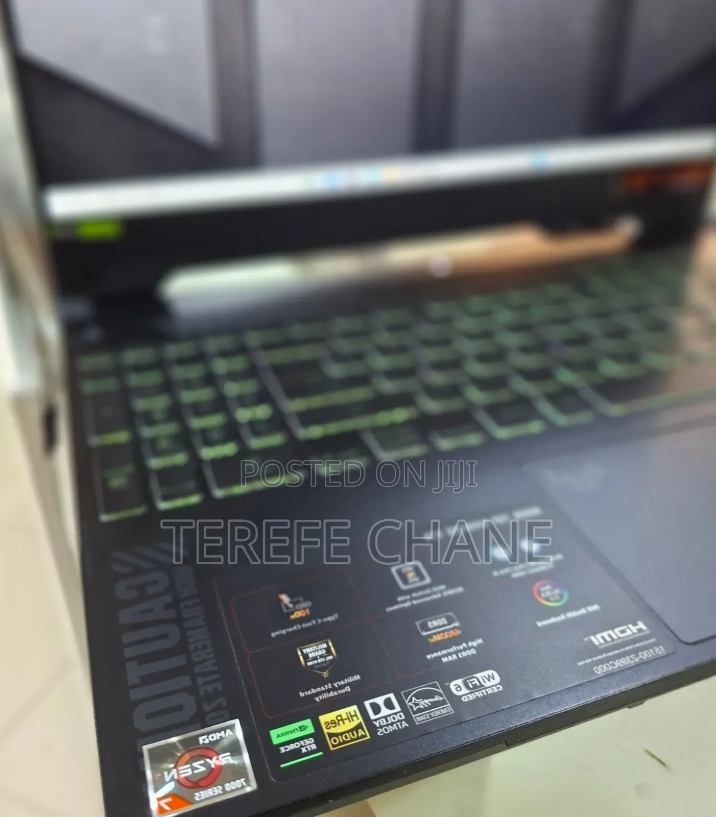 New Laptop Asus TUF Gaming A15 16GB AMD Ryzen 7 SSD 512GB