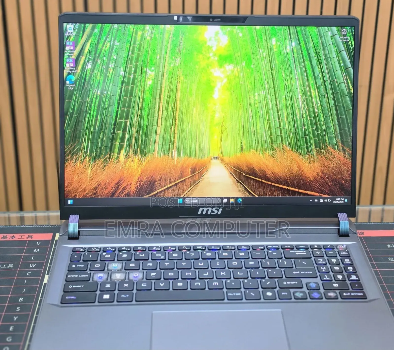 New Laptop MSI 32GB Intel Core i9 SSD 1T
