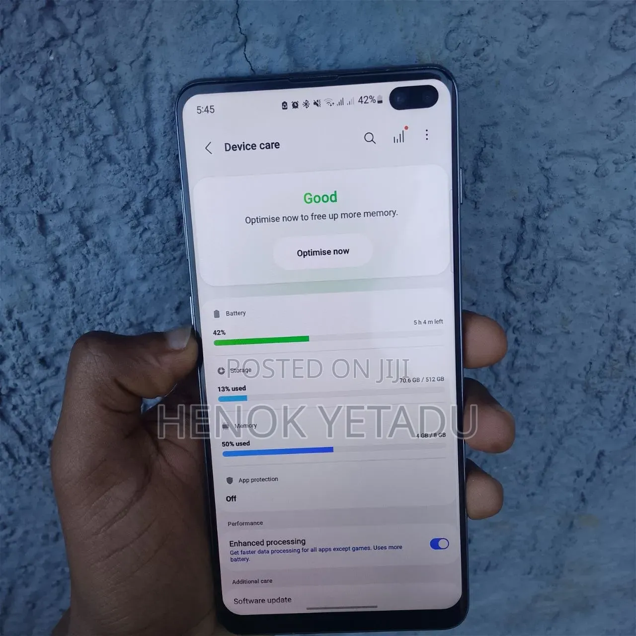 Samsung Galaxy S10 Plus 512 GB Gray