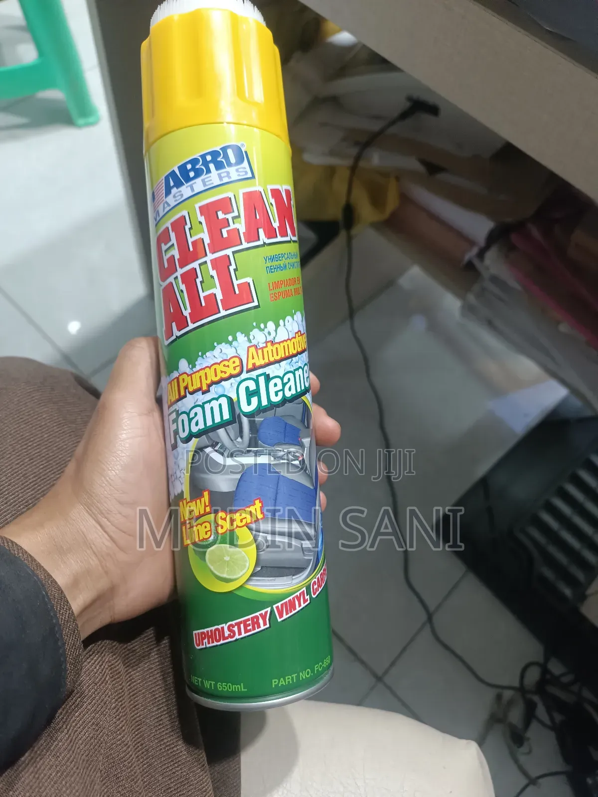 ABRO Clean All Multi-Purpose Foam Cleaner 650ml - አብሮ ፎም ክሊነር