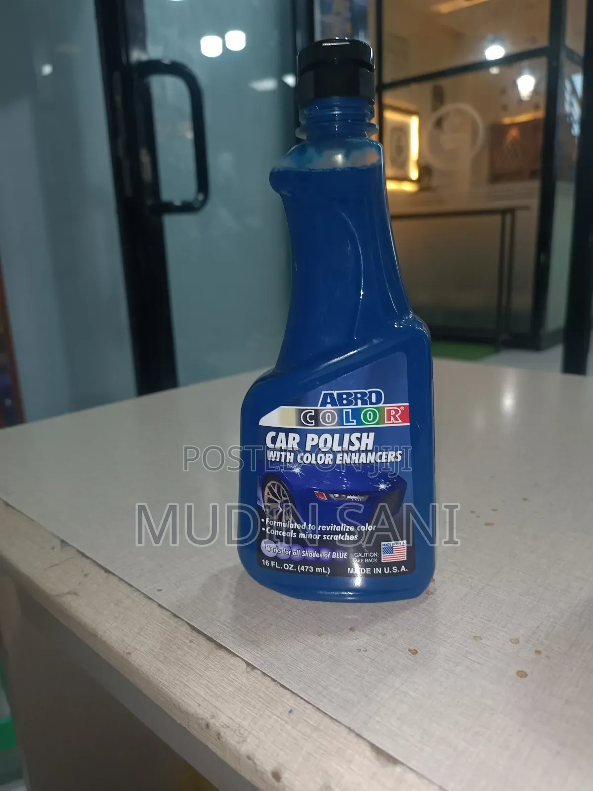 ABRO Blue Car Polish & Scratch Remover (Made in U.S.A) - ኦርጅናል ፖሊሽ