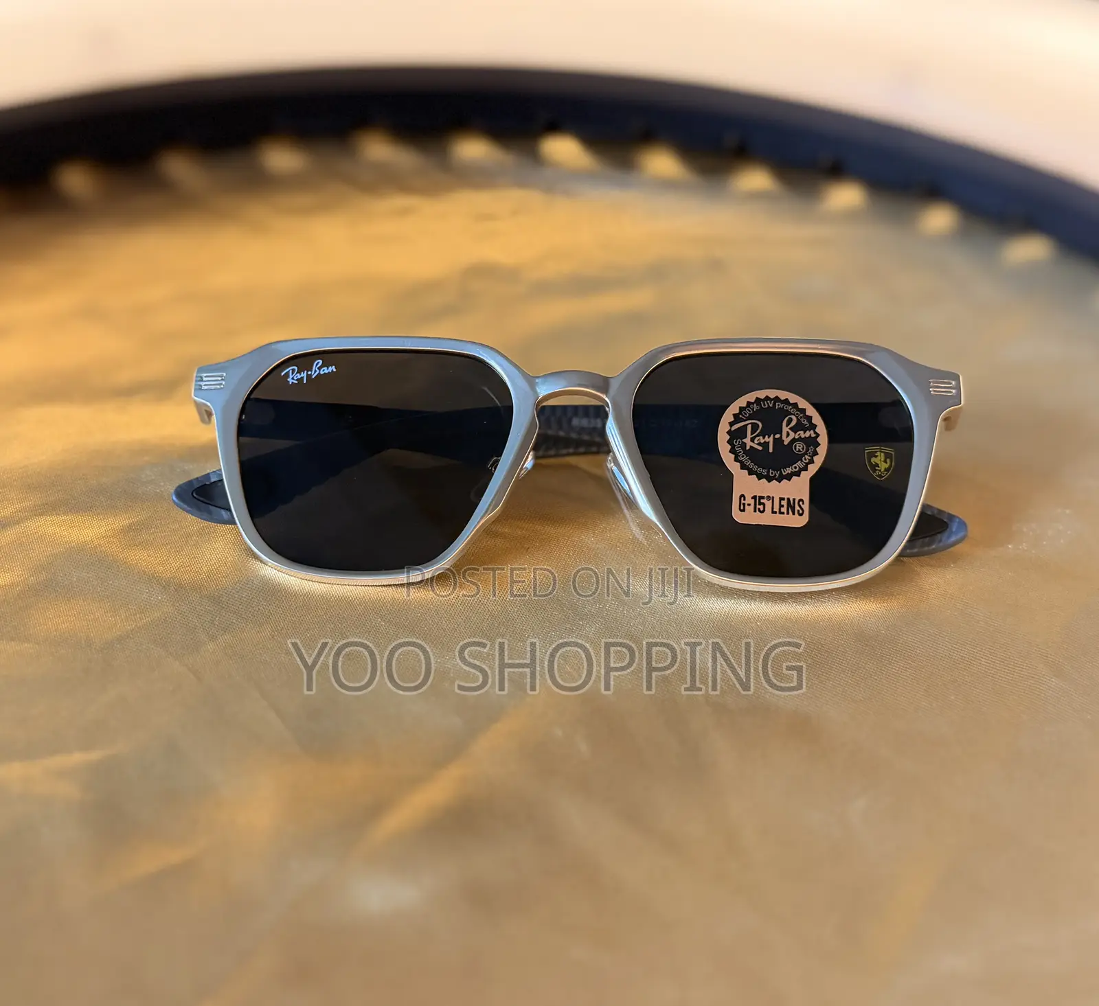 Rayban Silver Frame Uv Sunglasses