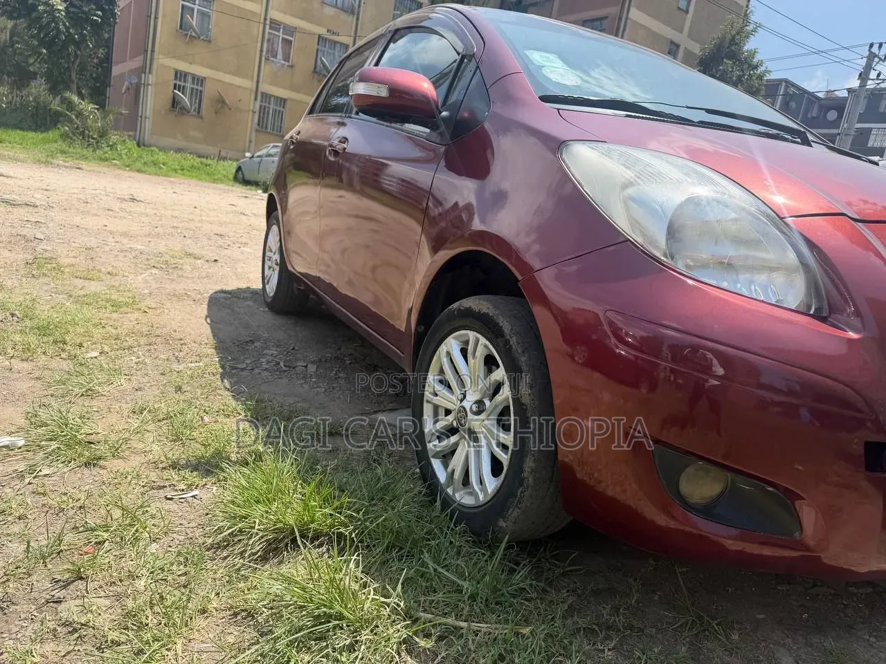Toyota Yaris 2010 Burgundy