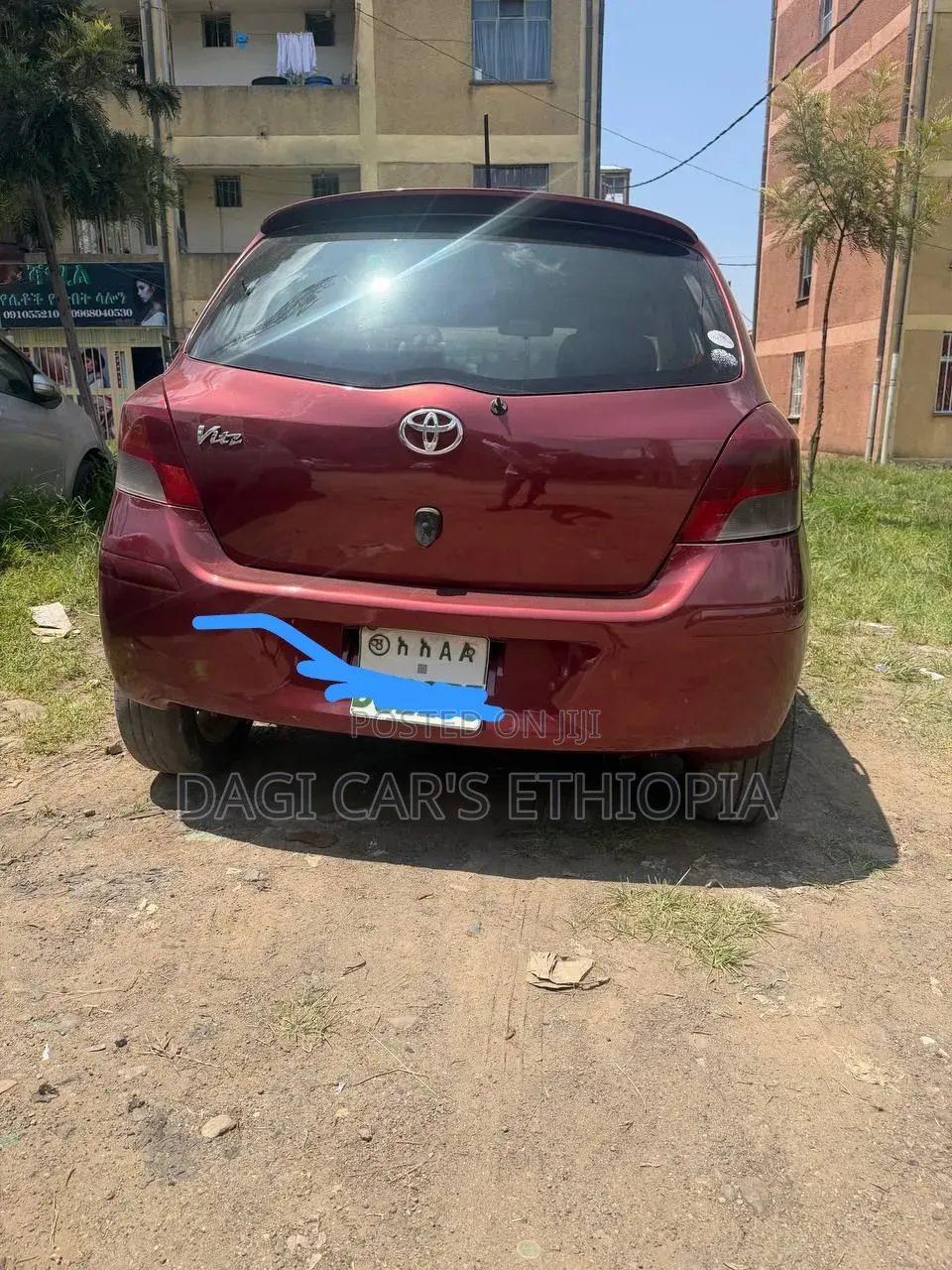 Toyota Yaris 2010 Burgundy