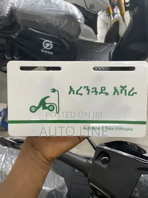 Electric Bike License Plate